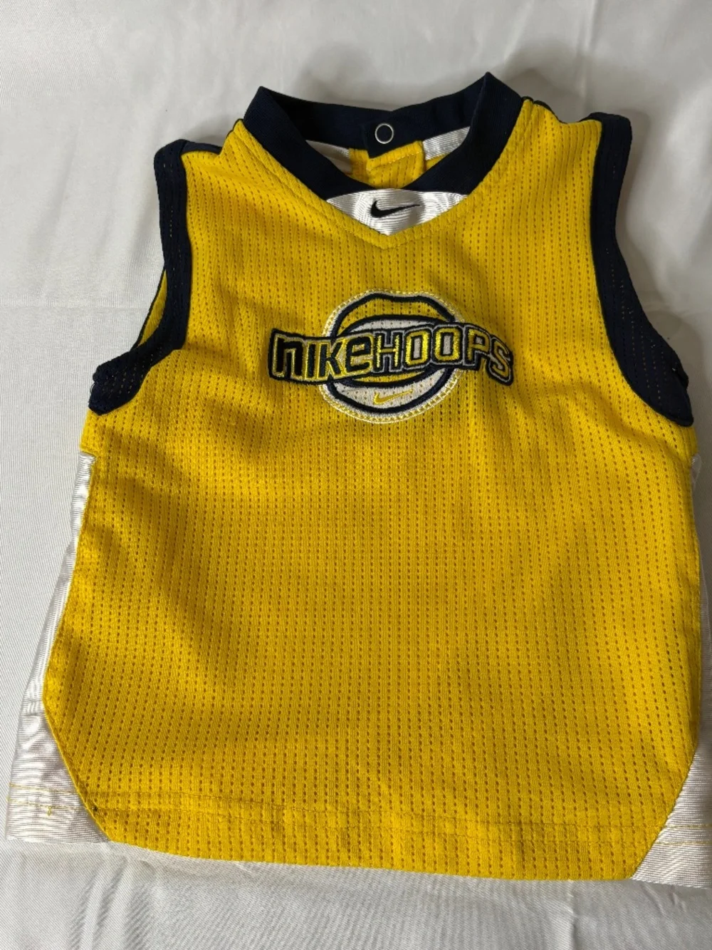 Nike Hoops Toddler Sz 12M Tank Basketball Jersey Vtg Shiny Dazzle